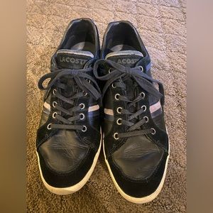 Lacoste Men’s Rayford SRM Leather Sneakers - Size 8 (Men’s).